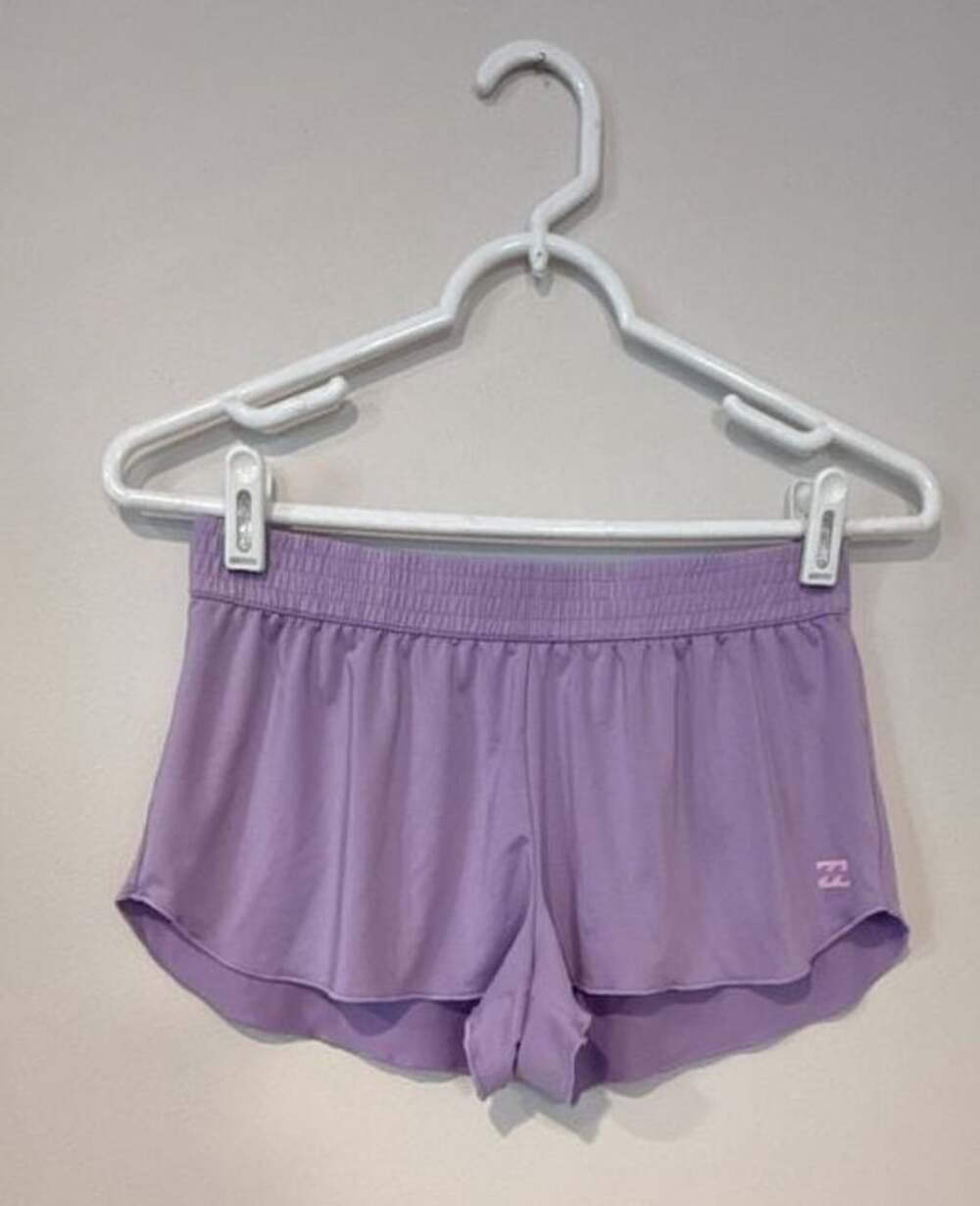 Billabong Athletic Shorts Size L (14/16) Purple Running
